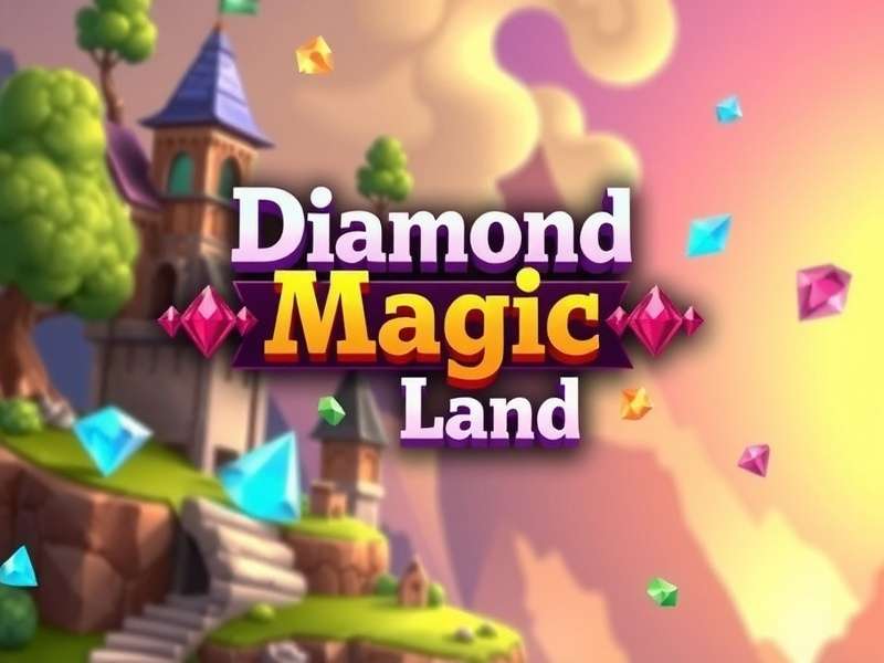 Diamond Magic Land Game Banner